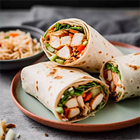 Paneer kathi roll